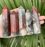 African Bloodstone Point, Size Large [75-99gr]