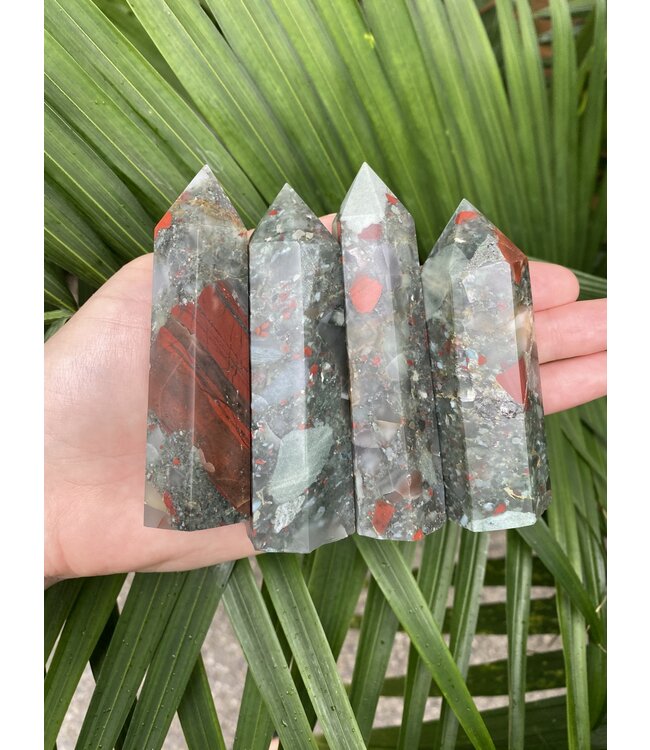 African Bloodstone Point, Size X-Large [100-124gr]