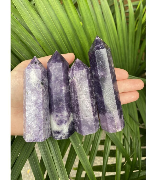 Lepidolite Point, Size X-Large [100-124gr]