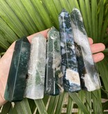 Moss Agate Point, Size X-Large [100-124gr]