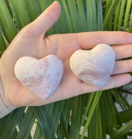 Pink Opal Heart, Size X-Small [50-74gr]