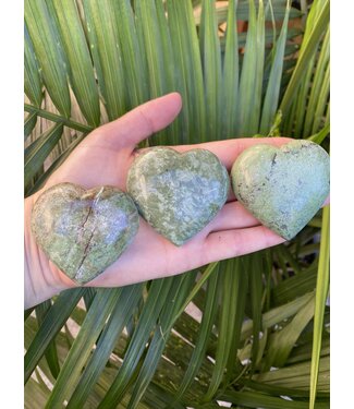 Green Opal Heart, Size Small [75-99gr]