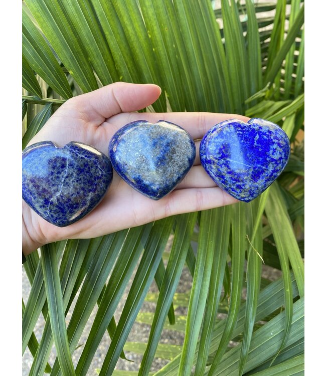 Lapis Lazuli Heart, Size Medium [100-124gr]