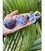 Chevron/Dream Amethyst Heart, Size Medium [100-124gr]