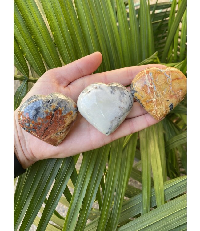 Maligano Jasper Heart, Size Medium [100-124gr] *disc.*