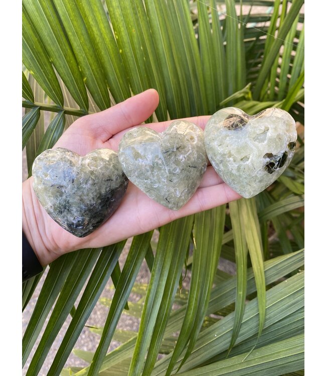 Prehnite Heart, Size Large [125-149gr] *disc.*