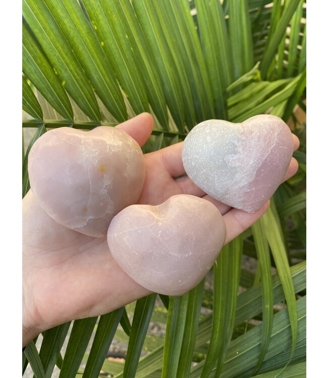 Pink Opal Heart, Size Large [125-149gr]