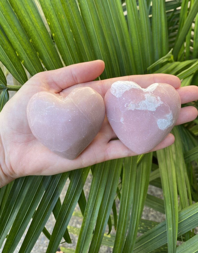 Pink Opal Heart, Size X-Large [150-174gr]