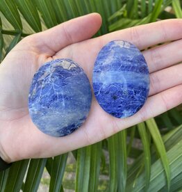 Large Sodalite Freeform With Quartz Veins Approx 26 Kilo From