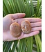 Peach Moonstone Palm Stone, Size XX-Small [25-49gr]