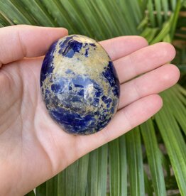 Sodalite Palm Stone, Size Medium [100-124gr]