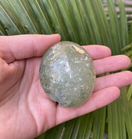 Prehnite Palm Stone, Size Large [125-149gr]
