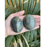 Chrysocolla Palm Stone, Size Large [125-149gr]