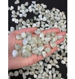 Aquamarine Tumbled Stones, Polished Aquamarine, Grade A; 4 sizes available, purchase individual or bulk