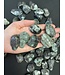Emerald Tumbled Stones, Polished Emerald, Grade A; 4 sizes available, purchase individual or bulk