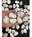 Howlite Tumbled Stones, Polished Howlite, Grade A; 4 sizes available, purchase individual or bulk