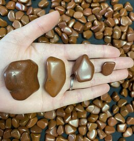 Red Jasper Tumbled Stones, Polished Red Jasper, Grade A; 4 sizes available, purchase individual or bulk
