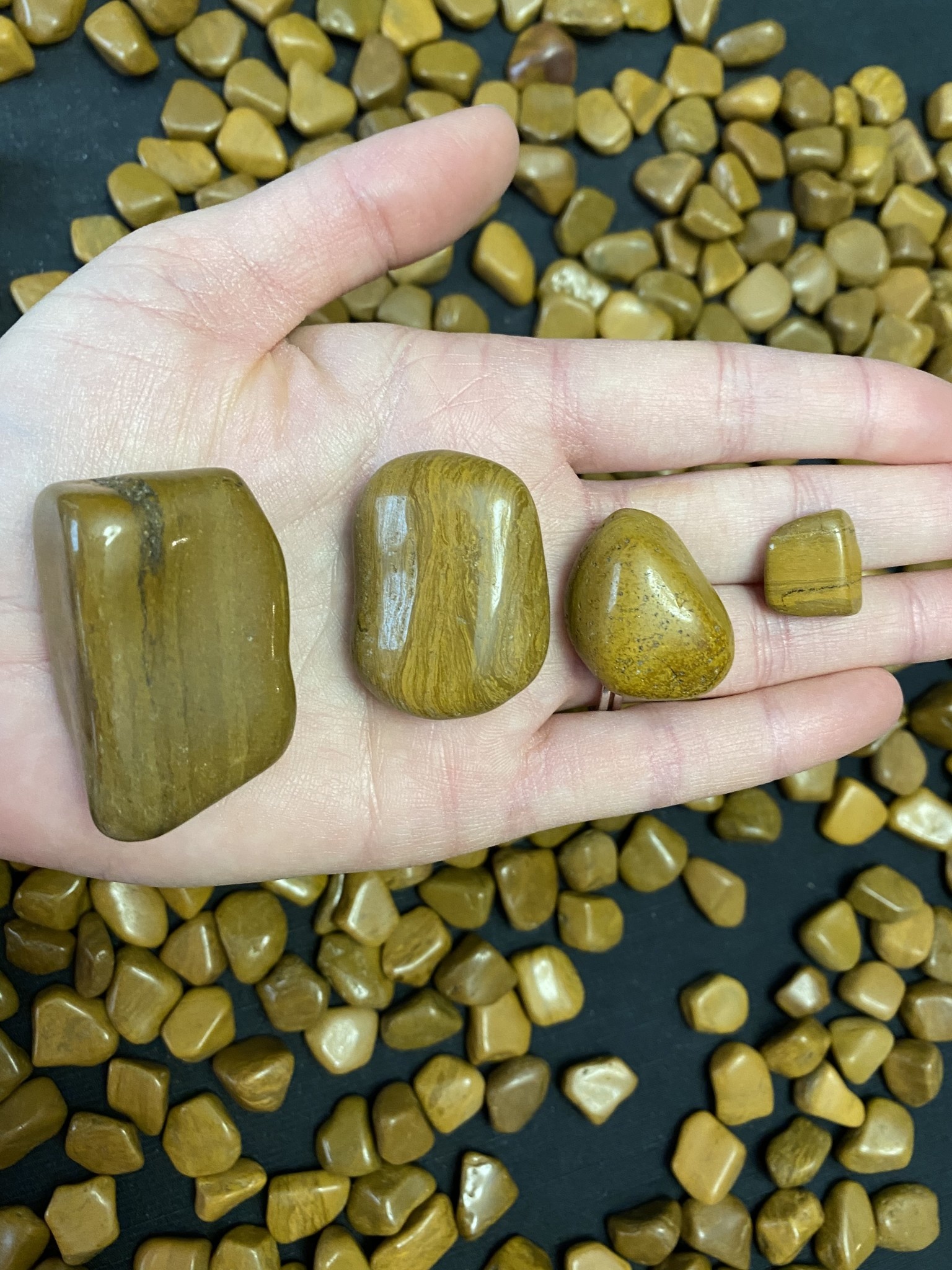 画材 Yellow jasper genuine Yellow Jasper A One Quality 100% Natural Gemstone Cabochon