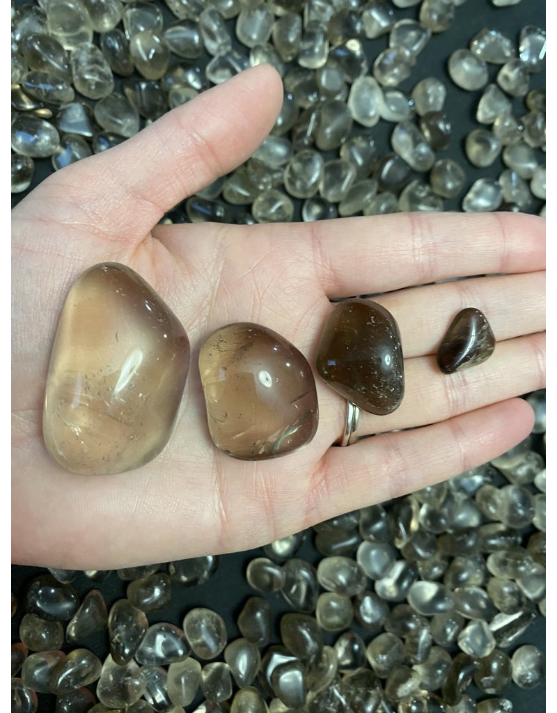 fryser tjenestemænd Hold op Smoky Quartz Tumbled Stones, Polished Smoky Quartz, Grade A; 4 sizes  available, purchase individual or bulk - The Raw Rock Shop Inc.