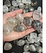 Tourmalinated Quartz Tumbled Stones, Polished Tourmalinated Quartz, Grade A; 4 sizes available, purchase individual or bulk