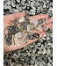 Tourmalinated Quartz Tumbled Stones, Polished Tourmalinated Quartz, Grade A; 4 sizes available, purchase individual or bulk