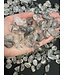 Tourmalinated Quartz Tumbled Stones, Polished Tourmalinated Quartz, Grade A; 4 sizes available, purchase individual or bulk
