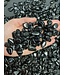 Black Tourmaline Tumbled Stones, Polished Black Tourmaline, Grade A; 3 sizes available, purchase individual or bulk