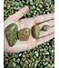 Unakite Tumbled Stones, Polished Unakite, Grade A; 4 sizes available, purchase individual or bulk