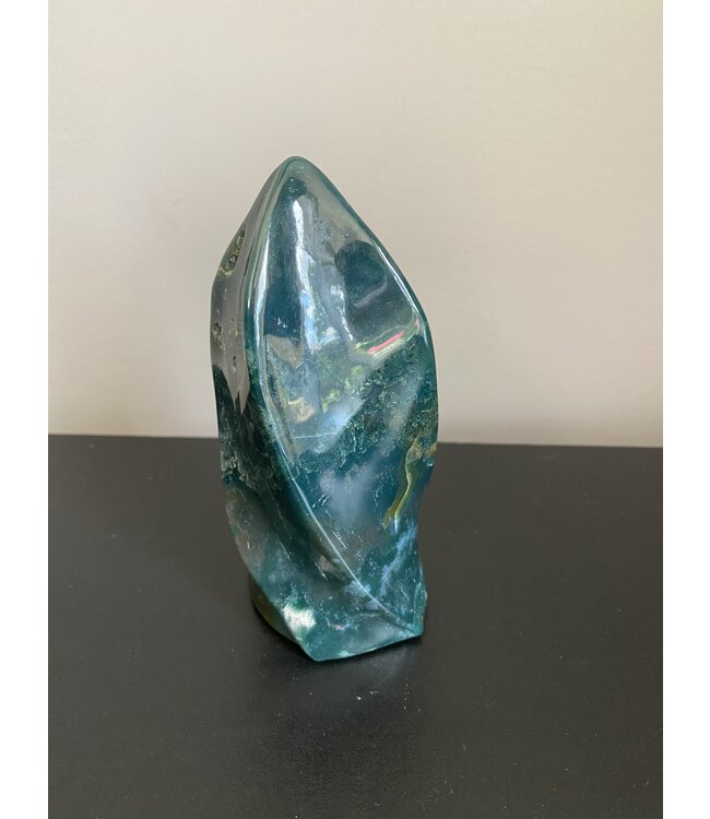 Moss Agate Flame 7, 469gr *disc.*