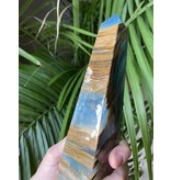 Blue Banded Calcite (Blue Onyx) Tower #11, 898gr