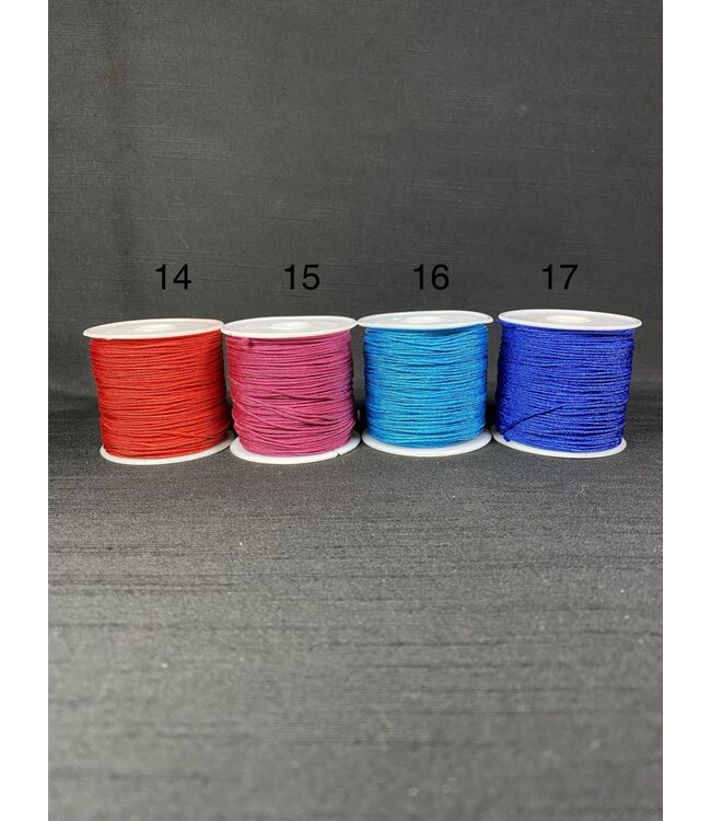 Mala Thread/Cord - 29 Colours - 0.8mm 45MR Roll