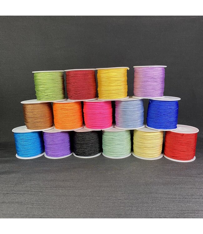Mala Thread/Cord - 29 Colours - 0.8mm 45MR Roll