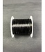 Elastic Fiber Thread Black/White 0.8mm Cord 10mr Roll