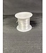 Elastic Fiber Thread Black/White 0.8mm Cord 10mr Roll