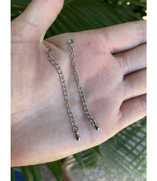 Stainless Steel Chain Extender 5 Pack