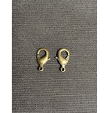 Antique Brass Lobster Claw 15mm x 8mm 5pk/25pk/50pk