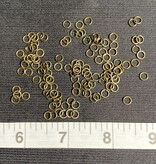 Antique Brass Jump Ring Unsoldered 5mm x 0.8mm 50gr/100gr bags