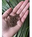 Red Copper Round Spacer - Iron Bead - 2mm/3mm - Package of 20gr