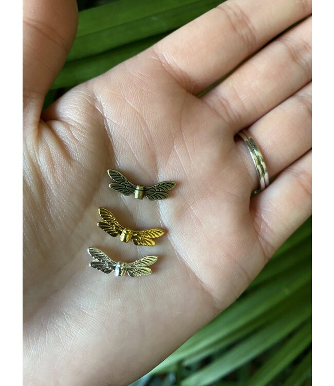 Dragonfly Spacer - 3 Colours - 7mm x 19mm x 2.5mm 5 pack *disc.*