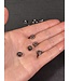 Cubic Zirconia Beading Spacer, Grade A - 4 Colours - 7mm x 3mm 5 Pack