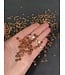 Real Rose Gold Flat Round Spacer 6mm x 2mm 50 Pack
