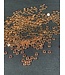 Real Rose Gold Flat Round Spacer 6mm x 2mm 50 Pack