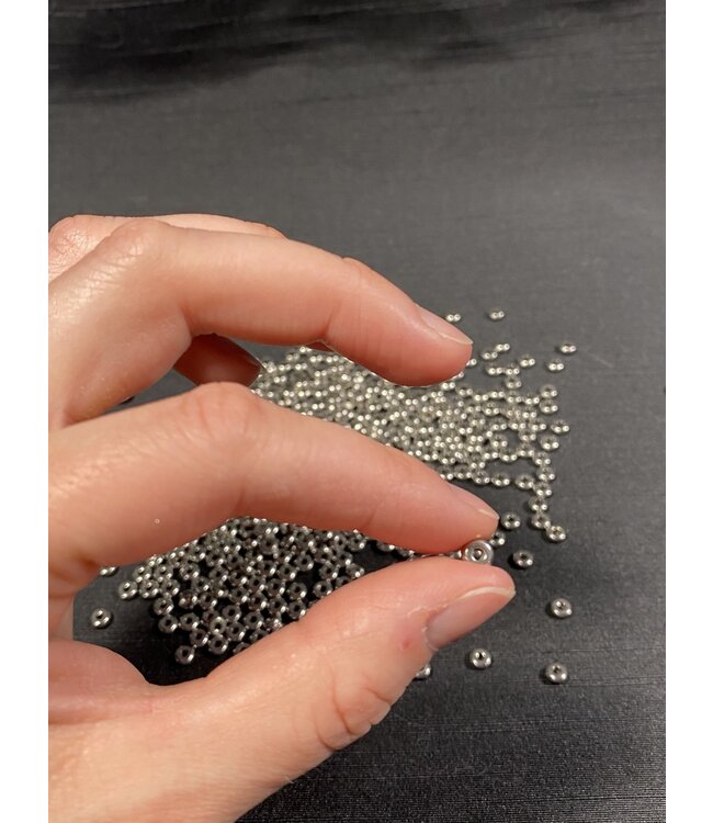 Flat Spacer Stainless Steel Gold OR Silver 5mm x 2mm 50 Pack