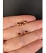 Rose Gold Flat Round Spacer - Brass - 6mm x 4mm 50 Pack