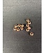 Rose Gold Flat Round Spacer - Brass - 6mm x 4mm 50 Pack