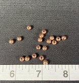 Rose Gold Round Spacer - Brass - 5mm 50 Pack