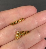 Gold Round Spacer - Iron Bead - 2mm/3mm - Package of 20gr