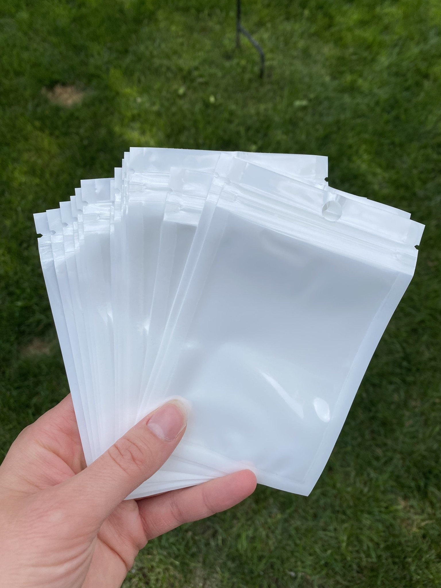 Wholesale Pearl Film Plastic Zip Lock Bags 