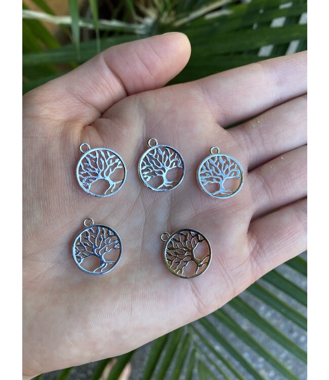 Tree of Life Charm - 3 colours - 18mm x 15mm 5 Pack