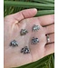 Elephant Charm - 5 colours - 14mm x 12mm x 2.5mm 5 Pack